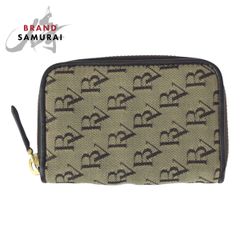 BOTTEGAVENETA ボッテガヴェネタ ヴィンテージ ベージュ ブラウン ゴールド金具 キャンバス A25183 カードケース レディース 504956【中古】