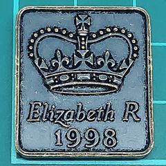 ROYAL MINT 1998年 英国王立造幣局 エリザベス2世 記念インゴット メダル イギリス王室 L160