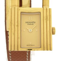 HERMES エルメス 腕時計 ケリーウォッチ KEI.201 レディース 〇Z 革ベルト ゴールド
