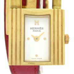 HERMES エルメス 腕時計 ケリーウォッチ レディース ゴールド金具 〇Z 白