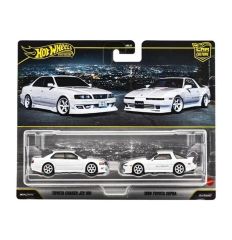 【中古】ミニカー 1/64 トヨタ チェイサー JZX 100 / 1989 トヨタ スープラ 「Hot Wheels プレミアム2パック」 [JHW57-9866]