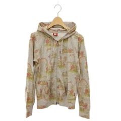 ヒステリックグラマー HYSTERIC GLAMOUR キノコ柄 ジップアップパーカー 長袖 F グレー HK ■OS