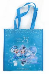 중고 バッグ ミッキーマウス＆ミニーマウス ショッピングバッグ 「東京ディズニーシー25周年 “スパークリング・ジュビリー”」 東京ディズニーシー限定