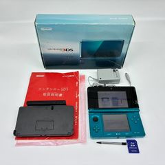 初期化済み 動作品 Nintendo3DS アクアブルー CTR-001 ニンテンドー3ds タッチペン・SDカード付属 箱付き 17102628