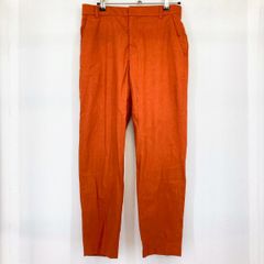 상태좋음 23区 VINGT-TROIS ARRONDISSEMENTS 麻混 パンツ 36 オレンジ系 オンワード樫山 PR WO NM 1403 スラックス OA07563