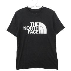 THE NORTH FACE ザ・ノースフェイス 半袖Ｔシャツ ハーフドーム ロゴ プリント クルーネック トップス ブラック S レディース 중고