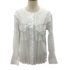 ISSEY MIYAKE イッセイミヤケ プリーツ シャツ SIZE 2 IM42FJ423 ホワイト