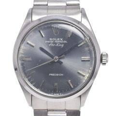 値下 ロレックス ROLEX 5500 ヴィンテージ オイスターパーペチュアル エアキング Cal.1520 グレー メンズ 腕時計 O#147719