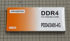 미사용 品 4GBメモリ Princeton DDR4 デスクトップPC用メモリ 4GB PDD4/2400-4G