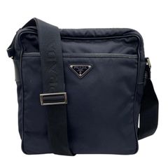 プラダ ショルダーバッグ ナイロン 2VH002 ネイビー メンズ PRADA 중고 プラダ