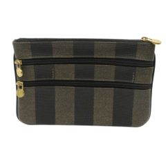 FENDI フェンディ ポーチ ペカン柄 アクセサリーポーチ 小物入れ ブラウン メンズ レディース 중고