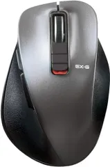 エレコム ワイヤレスマウス Bluetooth EX-G 握りの極み 静音設計 5ボタン マルチペアリング Mサイズ ガンメタリック M-XGM15BBSGM/EC★m d7a2fa38