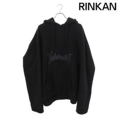ヴェトモン 15AW Metal Logo Hoodie メタルロゴプルオーバーパーカー メンズ