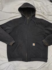Carhartt 자동차 하트 フリース裏地 フード付きジップアップ 블랙 XL