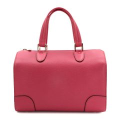 新品同様 ヴァレクストラ Valextra バビラ ミディアム ハンド バッグ レザー ピンク ゴールド 金具 Babila Bag 90316667