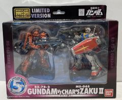 バンダイ MS in ACTION!! MIA MIA5周年記念 ガンダムvsシャア専用ザク ガルマ散る