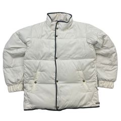 リーボック Reebok ダウンジャケット メンズ XL ホワイト オーバーサイズ 都会派スタイル決まる一着 ダウン70% クラシック AJMC7550