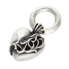 クロムハーツ HEART PENDANT ハートペンダント ペンダント シルバーネックレストップ メンズ