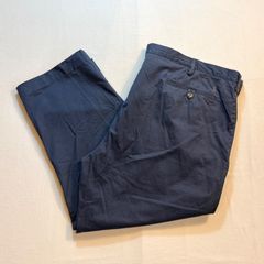 ポロラルフローレン チノパン 48/30 ネイビー ビッグサイズ ストレッチ 古着 T016