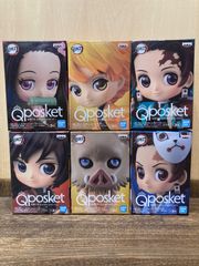 26010124 Qposket キューポスケット 鬼滅の刃 フィギア ６体セット