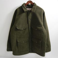 【美品/ビッグサイズ】FILSON【マッキーノ クルーザー ジャケット】44 カーキ USA製 フィルソン 26100672