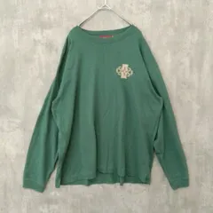 ANTIBAL アンティバル トップス 七分・長袖カットソー LARGE グリーン系ホワイト系ベージュ系グレー系 秋冬 春秋 ロンT 長袖 オルテガ ネイティブ柄 バックプリント ラ・ヴェリタ古着 260924-3032