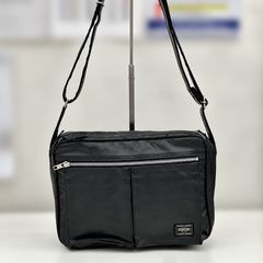 PORTER ポーター ショルダーバッグ 黒 表面剥がれあり 訳あり 고장·부품용