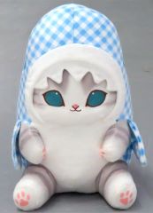 【中古】ぬいぐるみ サメにゃん(ブルー) ギンガムチェック サメにゃんBIGぬいぐるみ 「mofusand」