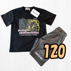 포켓몬 ブラックメガ 레쿠쟈 半袖パジャマ 上下セット 120