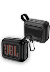 JBL GO4 用 ケース YAJOJO ポータブルスピーカー シリコンケース シリコン保護ケース 落下防止 耐衝撃 防塵 キズ防止 指紋防止 JBL Go4 対応 (ブラック) 0