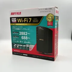 バッファロー Wi-Fi 7(11be)対応デュアルバンドWi-Fiルーター WSR3600BE4P-BK