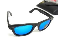 ■新品■未使用■ Ray-Ban レイバン RB2140-F 1278/3F 50□22 147 ウェイファーラー ミラーレンズ サングラス ブラック系 HF1690