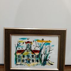 絵画 ステンドグラス風アート