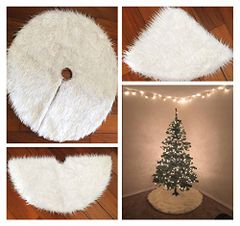 90cm クリスマスツリースカート クリスマス飾り 円形 サンタクロースツリースカート ホワイト ツリー下用 可愛い 豪華 ベースカバー オーナメント ツリースカート 飾りツリー 90cm ★m c4c7cef6