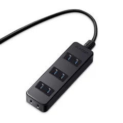 エレコム 電源タップ ほこりシャッター付 スイングプラグ 4個口 5m ブラック AVT-ST02-2450BK 0
