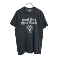 80年代 USA製 SCREEN STARS / スクリーンスターズ Tシャツ NFL ロサンゼルス・レイダース プロチーム アメフト(メンズ XL)中古 古着 U5813