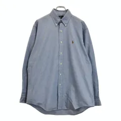 RALPH LAUREN / ラルフローレン YARMOUTH ボタンダウンシャツ ライトブルー (メンズ 15 1/2) 中古 古着 U6592