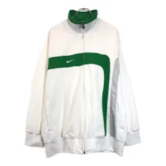 00年代 NIKE / ナイキ トラックジャケット スポーツ ホワイト (メンズ M) 中古 古着 U7893
