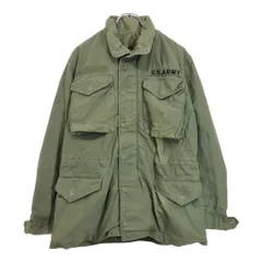 60年代 米軍実物 U.S.ARMY M-65 フィールドジャケット 1st ヴィンテージ ミリタリー オリーブ (メンズ S相当) 中古 古着 U7910