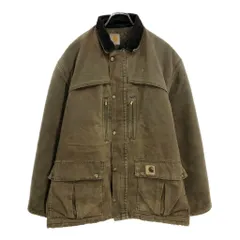Carhartt カーハート ダックワークジャケット カーキ(メンズ XL)中古 古着 U7923