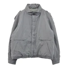 80年代 Christian Dior クリスチャン ディオール 中綿ジャケット グレー(メンズ 44 R)中古 古着 U7933