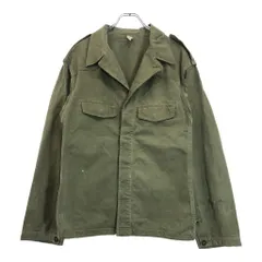 60年代 フランス軍 M-47 フィールドジャケット 後期型 ヴィンテージ ユーロ ミリタリー オリーブ (メンズ S相当) 中古 古着 U8041