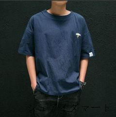 Tシャツ メンズ オシャレTシャツ 半袖トップス 白 スポーツTシャツ 無地 大きいサイズTシャツ ゆったり クルーネック夏新作 新作