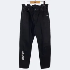 OFF-WHITE SLIM LOW CROTCH 18AW オフホワイト スリム ロー クロッチ デニムパンツ ロゴ刺繍 ボトムス ジーンズ ジーパン