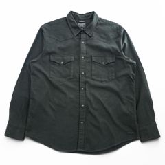FILSON 長袖 ウエスタンシャツ XL カーキ WESTERN TRIM FIT スナップボタン 胸ポケット