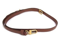 ■ 상태좋음 ■ LOUIS VUITTON ルイヴィトン レザー バッグ用 ショルダーストラップ クロスボディ 斜め掛 ブラウン系 FY7557