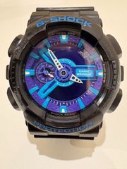 CASIO G-SHOCK GA-110HC 배터리 끊김 테스터 가동