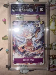 ワンピースカード モンキー・D・ルフィ ニカ(NIKA) プロモ CCG 10 評価 売ります