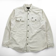 C.C.FILSON CO シャモアクロス 長袖 ワークシャツ L ナチュラル アイボリー インド綿