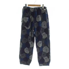 ソウソウ SOU SOU パンツ 青 ブルー 紫 パープル グレー ドローストリング 花柄 /AP